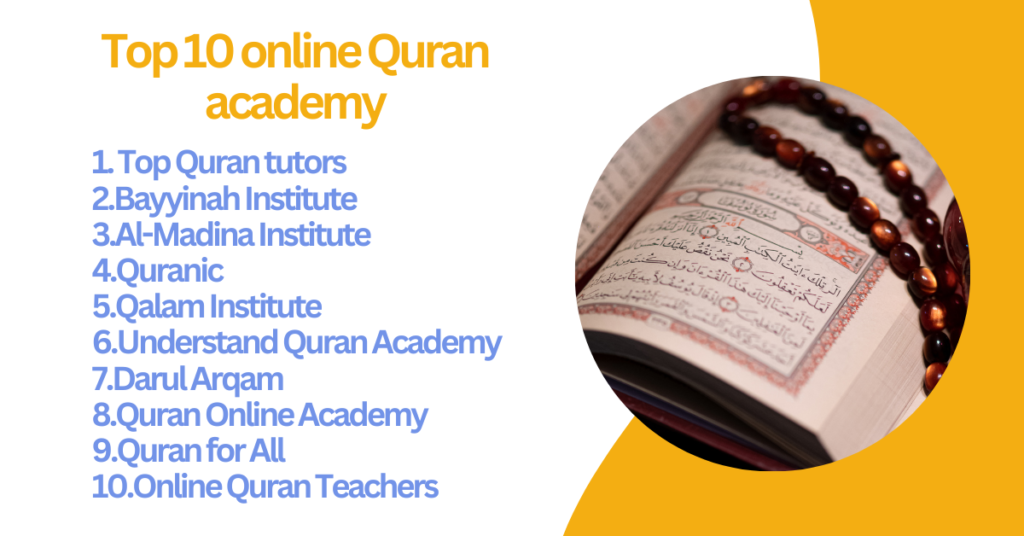  Top 10 online Quran academy